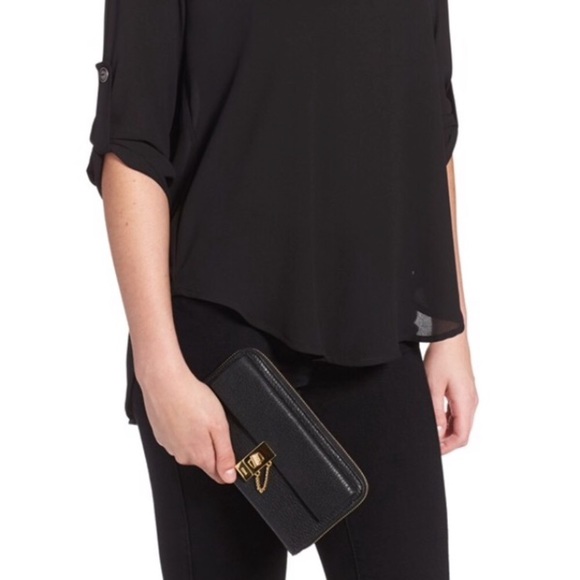 ❌Sold❌ Chloe Drew Zipped Wallet in Black - Picture 3 of 8